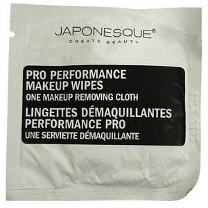 Japonesque On The Go Pro Performance Makeup Wipes One Makeup Removing Cloth